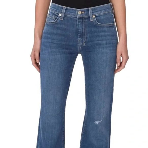 NWT 7FAM THE DOJO FLARE ORIGINAL TROUSER Size 29 - Picture 3 of 11